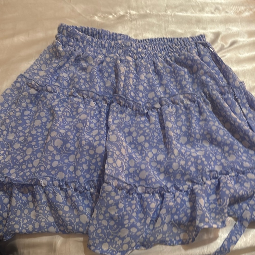 blue dressy skirt